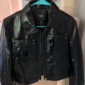 ~NEW WITH TAG~MAJE LAMB SKIN JACKET